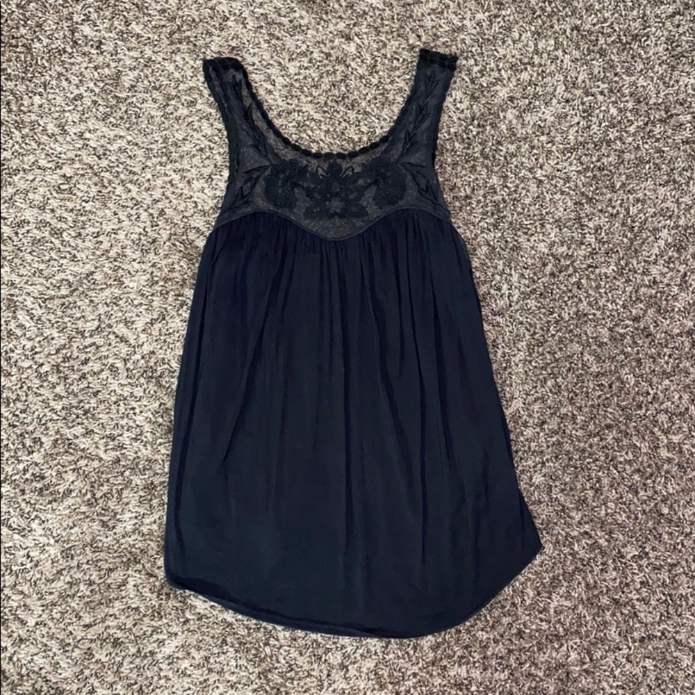 Dark gray soft and sexy tank!